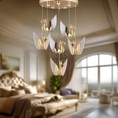 EAAD-84 6’lı Sarkıt Gold LED Avize