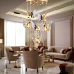 EAAD-84 6’lı Sarkıt Gold LED Avize