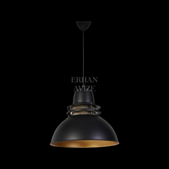 EART-76 30’luk Retro Siyah Avize