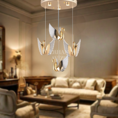 EAAD-84 4’lü Gold Sarkıt LED Avize