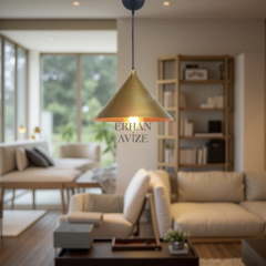 EART-79 25’lik Retro Satatik Gold Avize